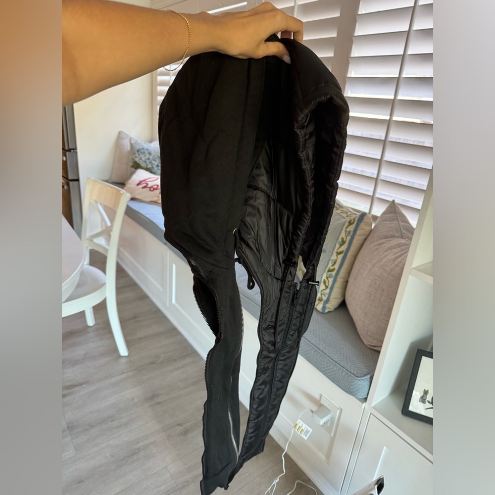 Black Hooded Vest
